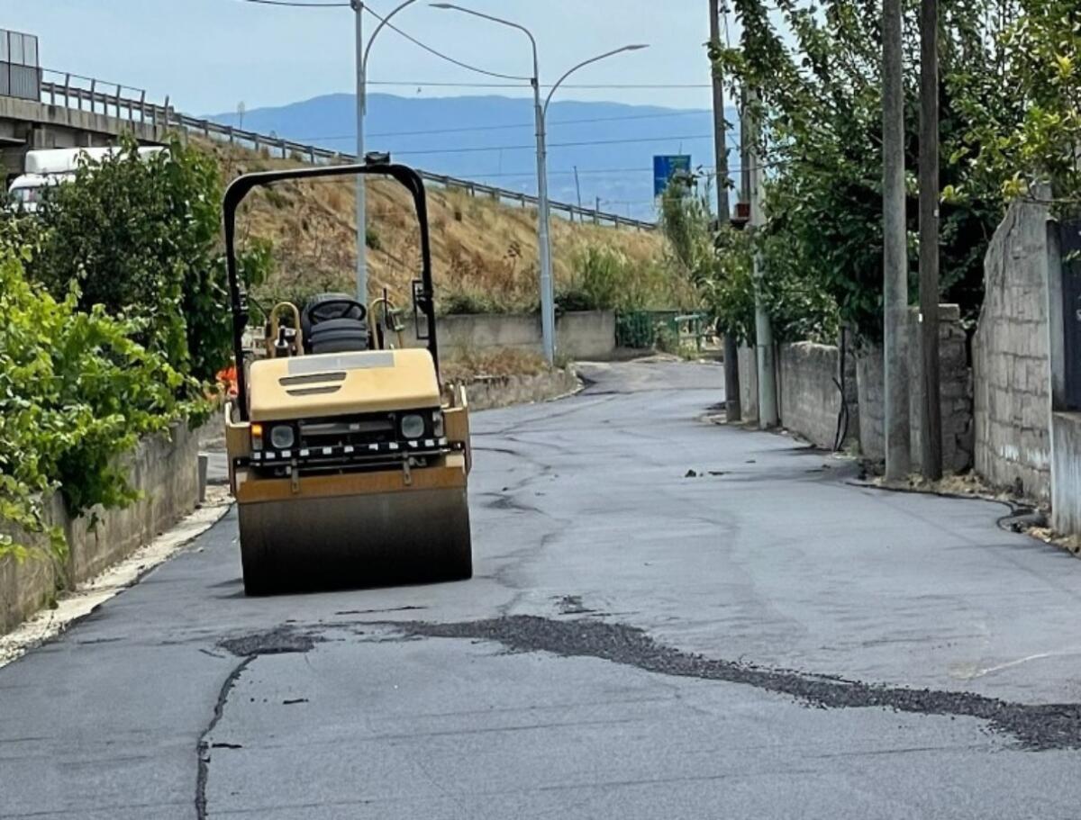 Al via la bitumazione di località Cassiani a Doria - 
