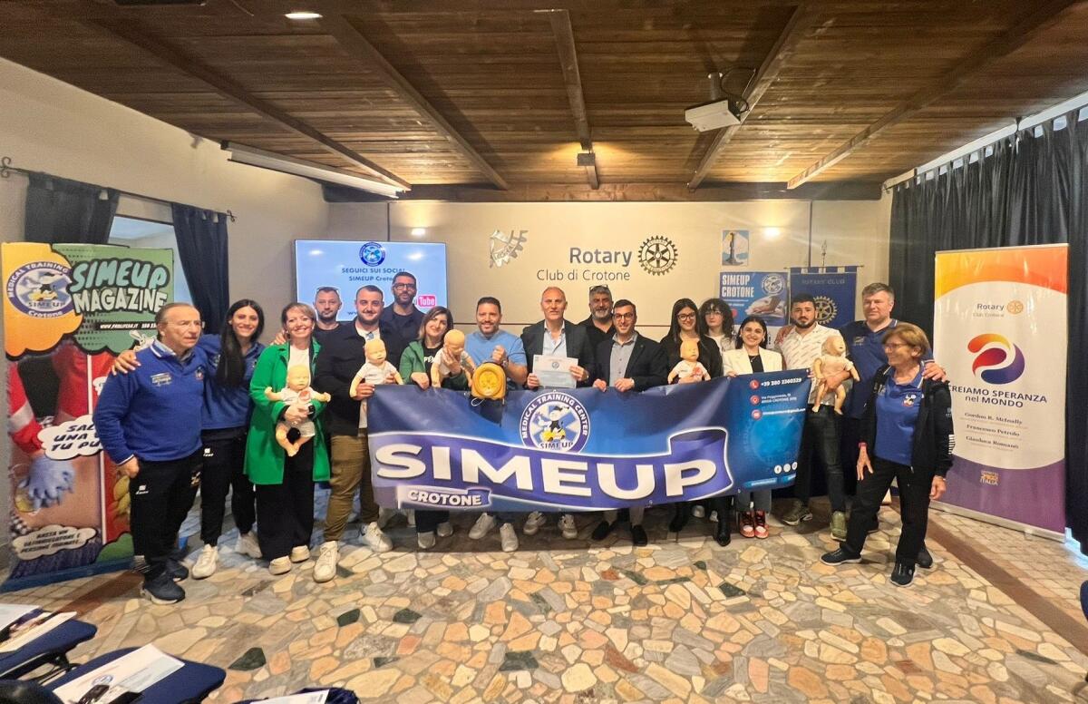 Partito il Progetto "Crotone - Città CardioProtetta" con il contributo del Rotary Club di Crotone - 