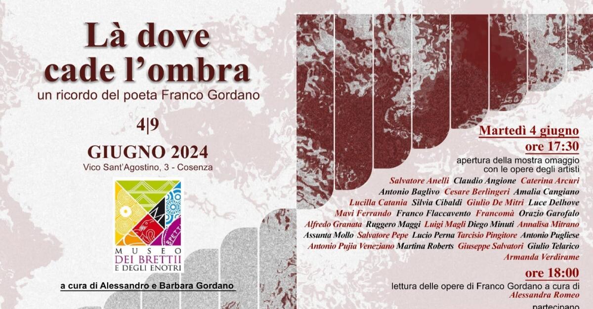 Cosenza - Ricordo del poeta Franco Gordano al Museo dei Brettii e degli Enotri - Oplus_131072