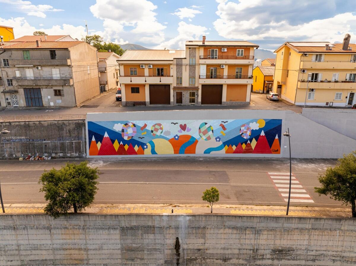 Inaugurato il più grande mosaico della Calabria - 
