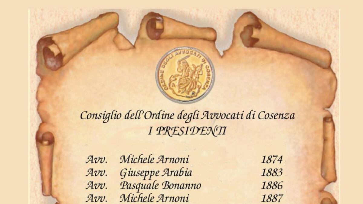 Poste Italiane - Un annullo filatelico a Cosenza per il 150° anniversario della fondazione dell’ordine degli avvocati - 