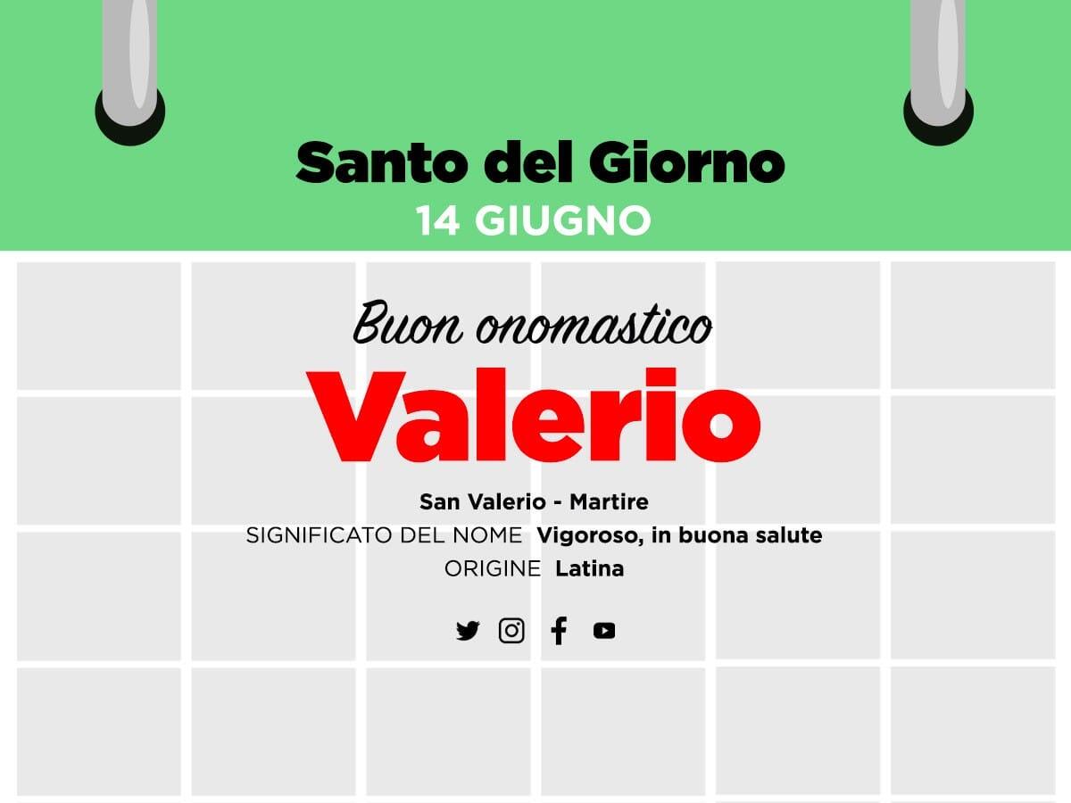 Onomastico: il Santo del giorno è San Valerio - 