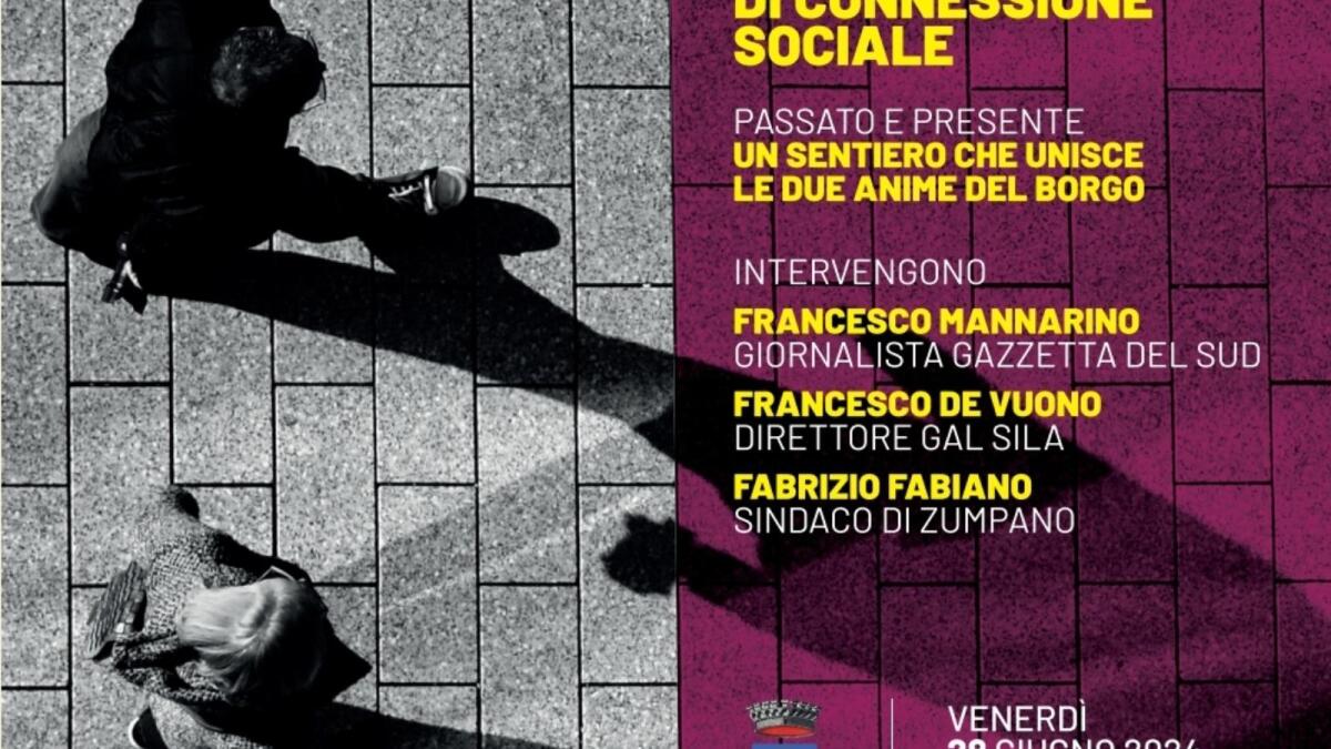 Zumpano, un nuovo percorso pedonale di connessione sociale - 