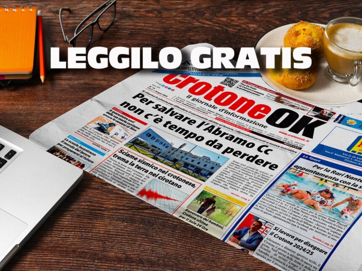 CLICCA QUI E LEGGI SUBITO CROTONEOK - 