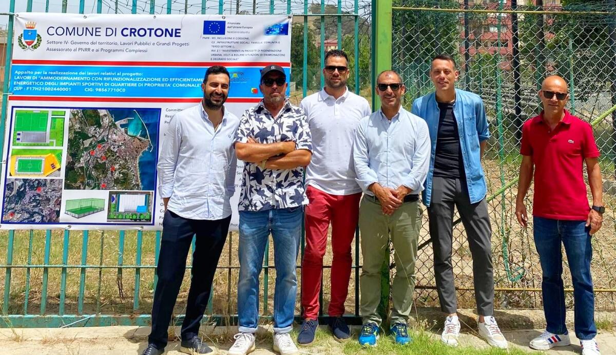 Crotone - A lavoro anche per l'impianto sportivo di Bernabò - 