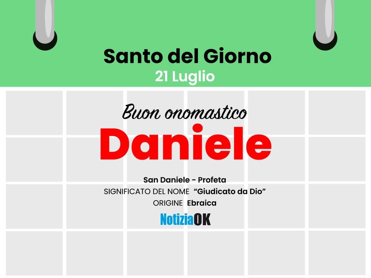Onomastico : il Santo del giorno è San Daniele - 