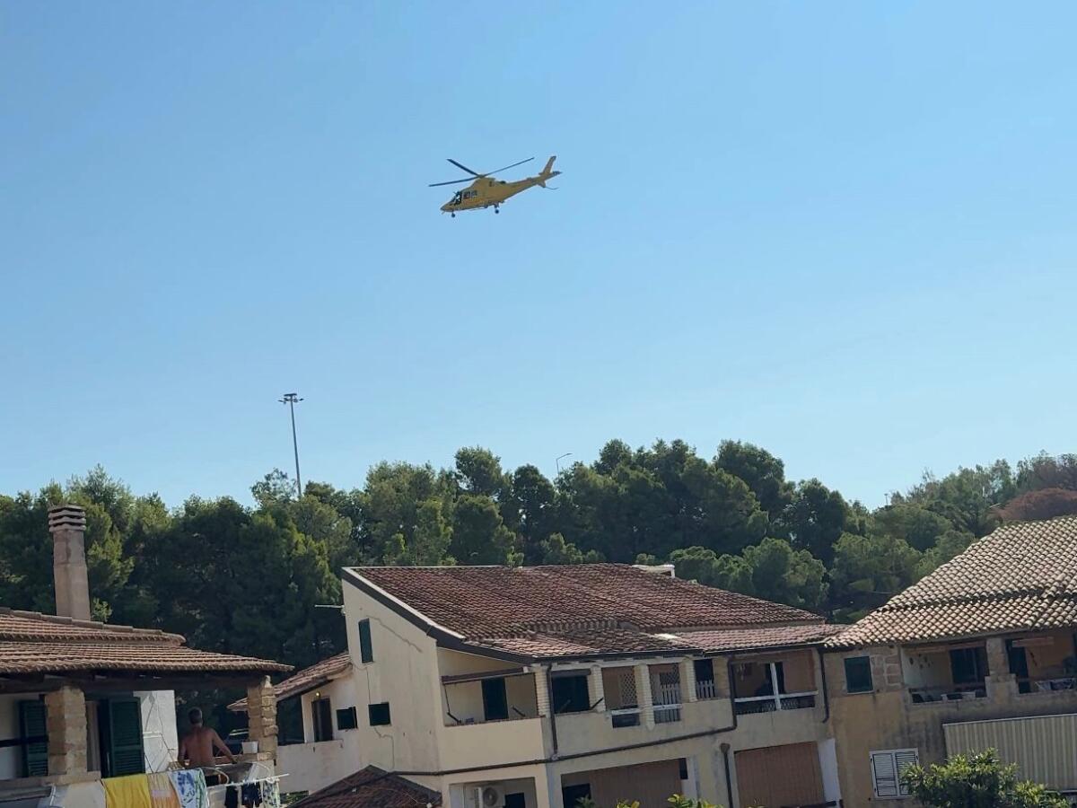 Malore a Praialonga, vitale l'intervento dell'elisoccorso - 
