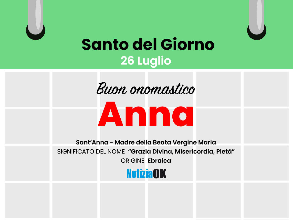 Oggi la Chiesa celebra la memoria di Sant'Anna - 