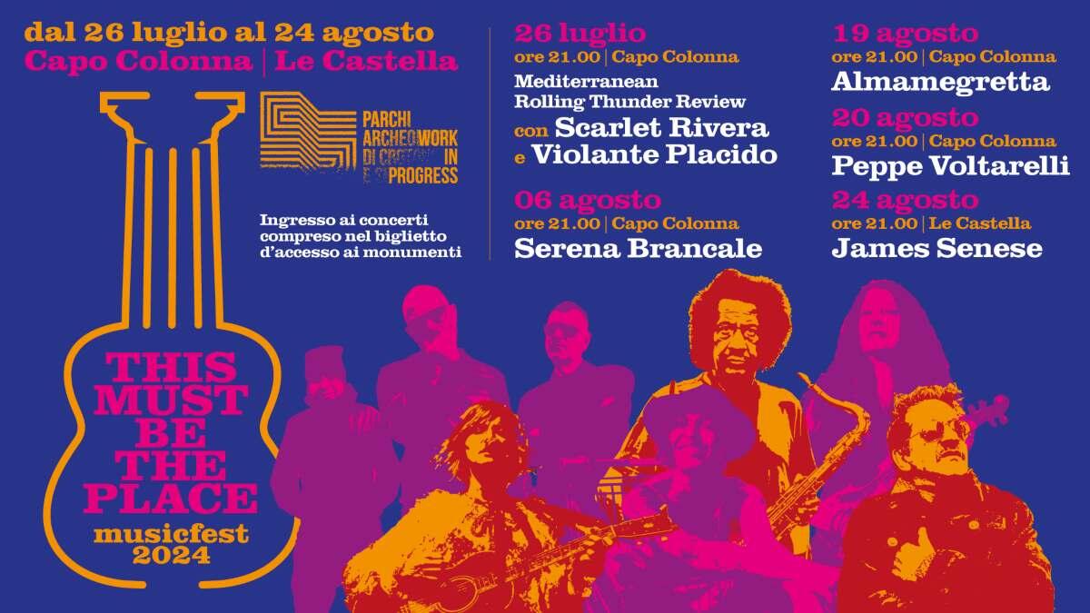 Con This Must Be The Place artisti di fama internazionale tra Capo Colonna e Le Castella - 