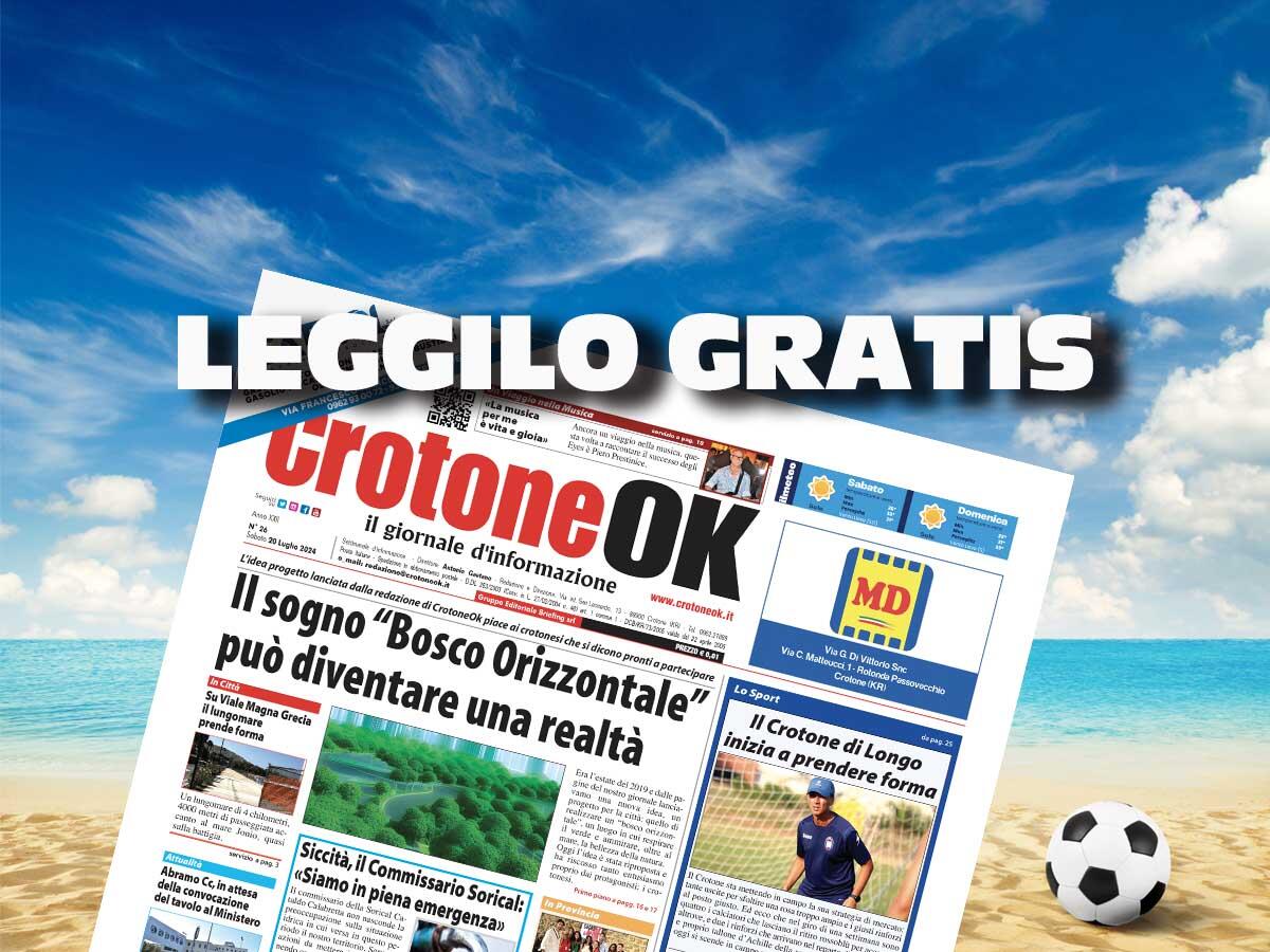 CLICCA QUI E LEGGI SUBITO CROTONEOK - 