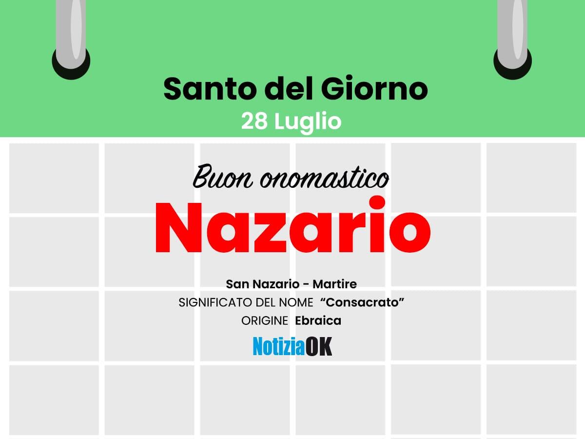 Onomastico: il Santo del giorno è San Nazario - 