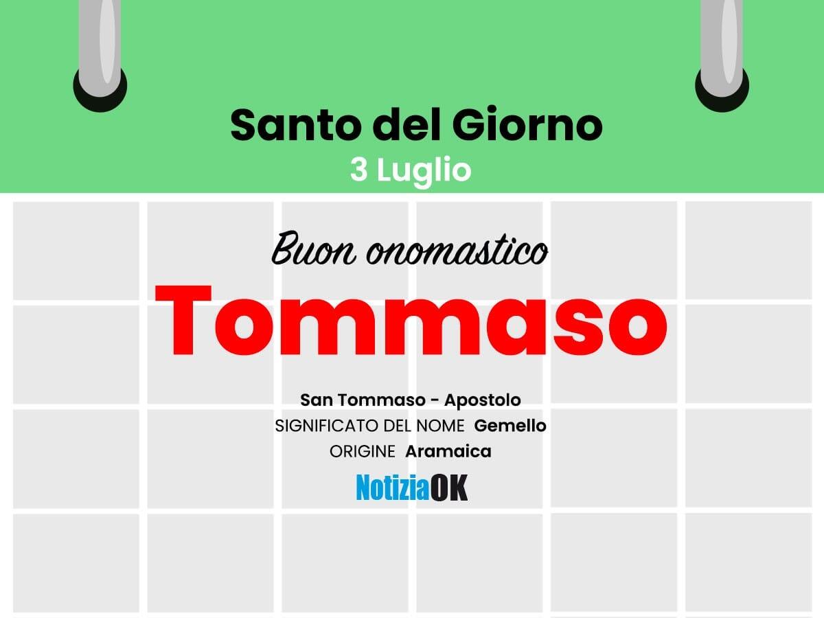 Onomastico: il Santo del giorno è San Tommaso - 