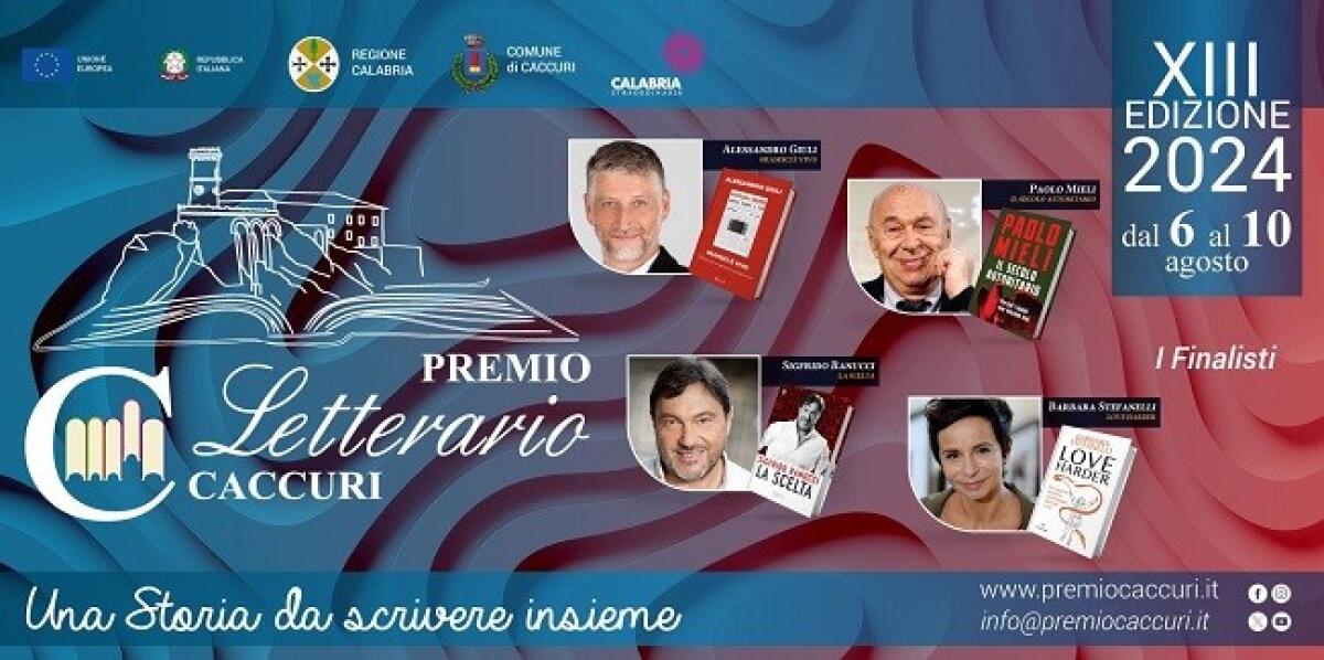 Tutto pronto per la XIII Edizione del Premio Caccuri: nel borgo crotonese giornalismo e letteratura - 