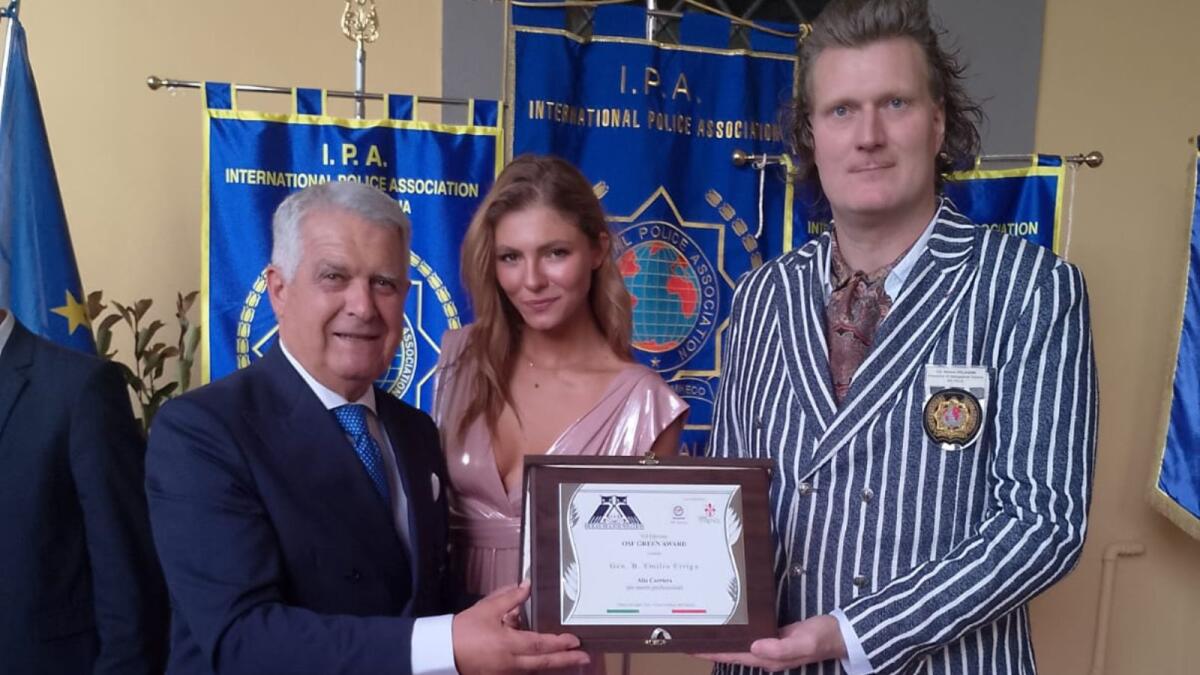 Il commissario SIN Errigo insignito del premio internazionale Ocean Sea Fundation - Green Award - 