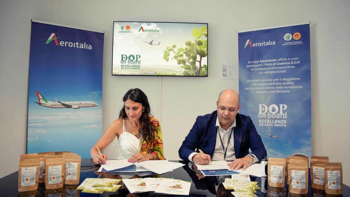I Fichi Cosenza DOP a bordo dei voli Aeroitalia - 