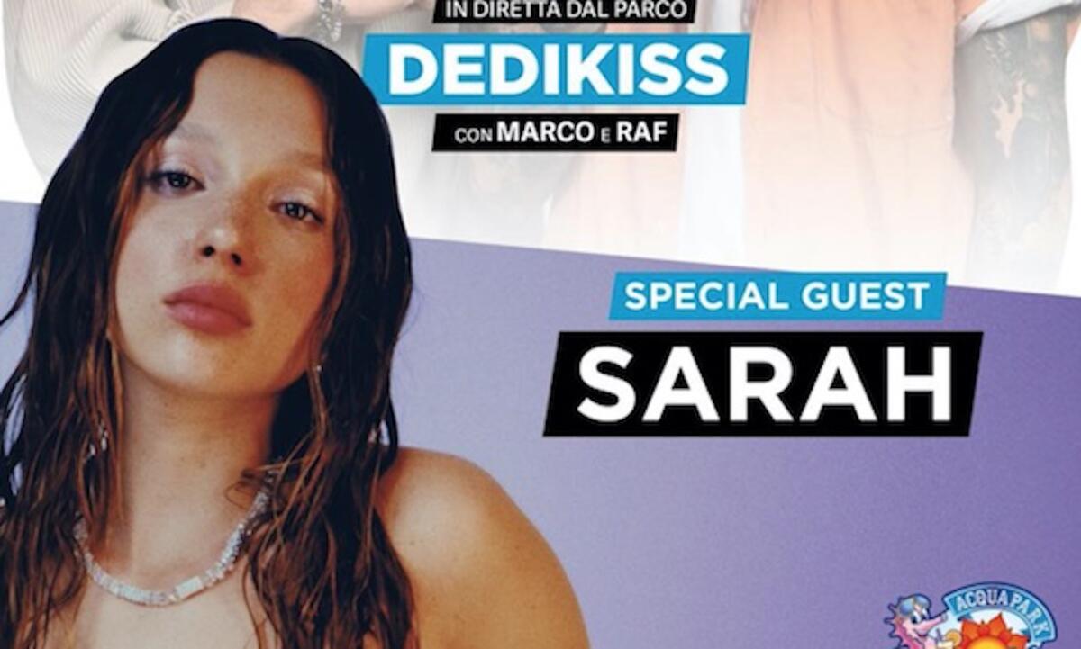 All' Acquapark dei record si canta con Sarah, la vincitrice di Amici -
