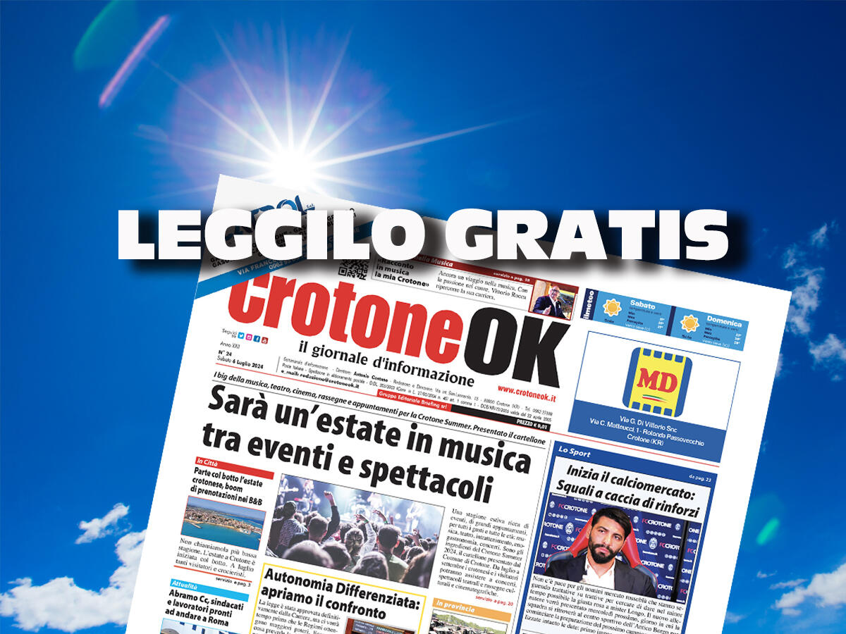 CLICCA QUI E LEGGI SUBITO CROTONEOK - 