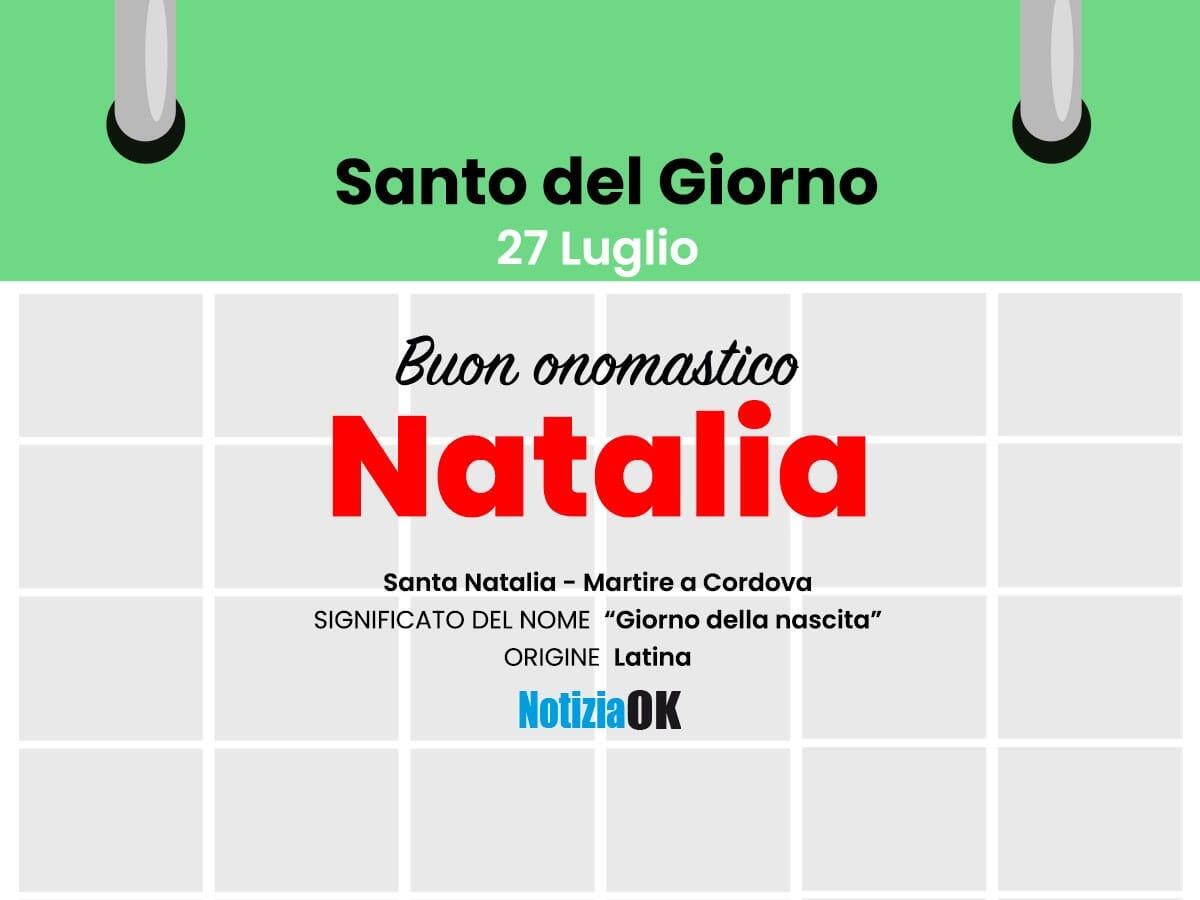 Onomastico: il Santo del giorno è Santa Natalia - 