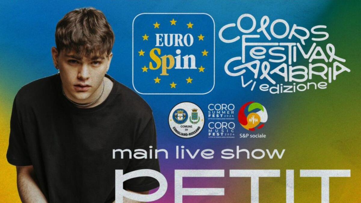 Al “Colors Festival Calabria” di Schiavonea con Petit tra colori, inclusione e musica - 