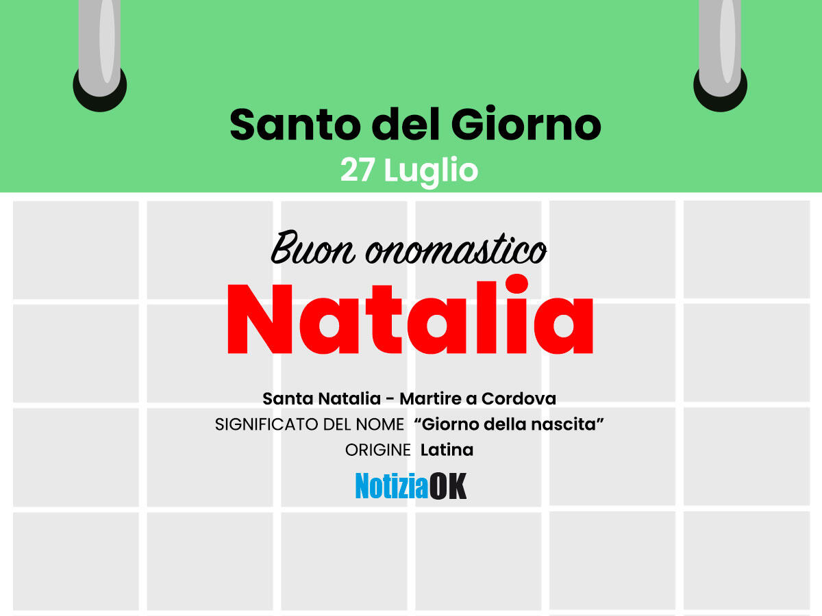 Oggi la Chiesa celebra la memoria di Santa Natalia - 