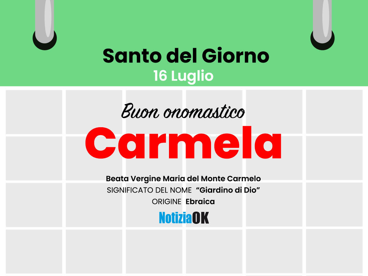 Oggi la Chiesa celebra la Beata Vergine del Monte CarmeloOggi la Chiesa celebra - 
