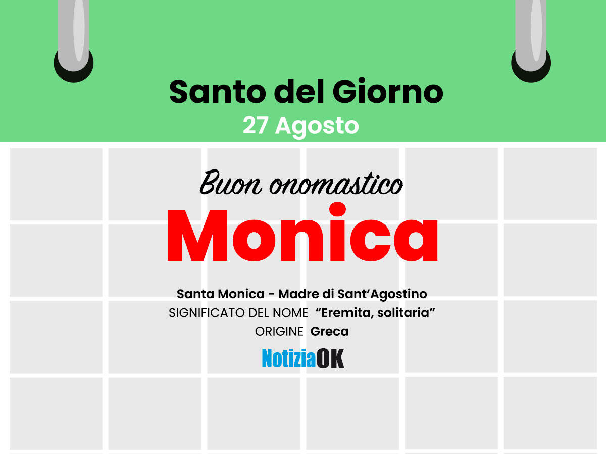 Oggi la Chiesa celebra la memoria di Santa Monica -