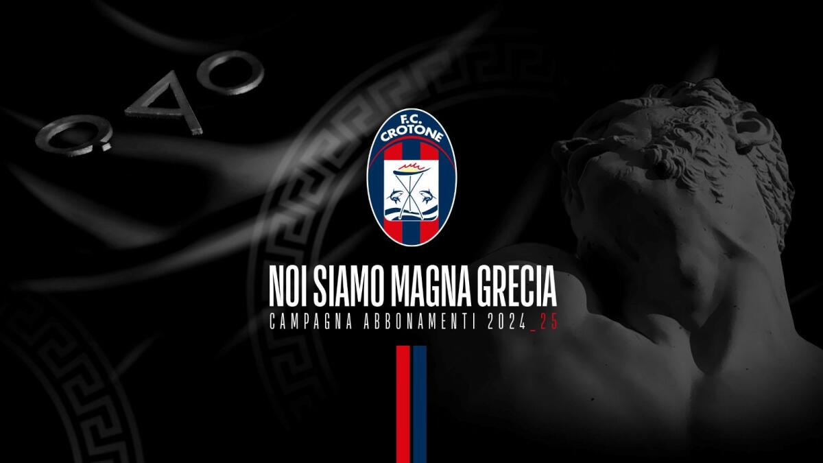 #NoiSiamoMagnaGrecia - Lunedì parte la campagna abbonamenti - 