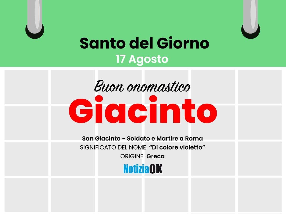 Onomastico: il Santo del giorno è San Giacinto - 