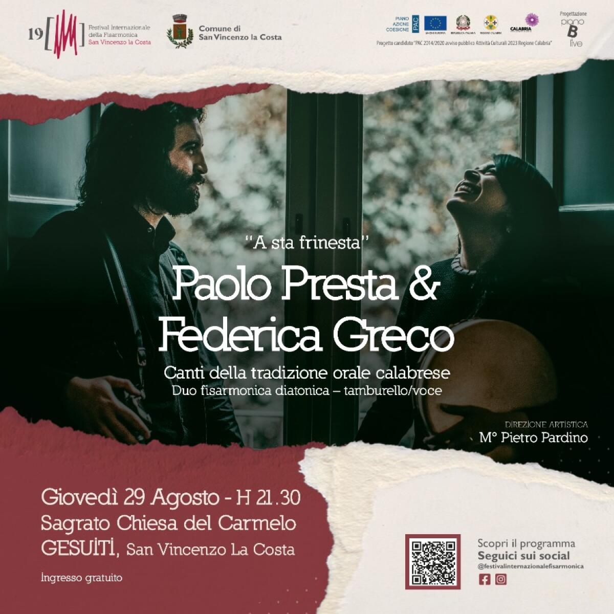 Al Festival Internazionale della Fisarmonica Paola Presta & Federica Greco -
