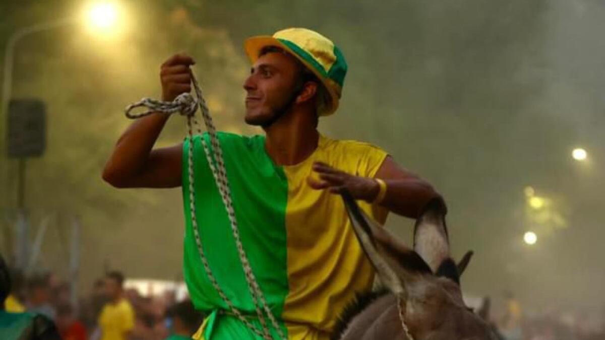 Laino borgo - Il Palio cu i ciucci vinto dalla contrada Sant'Agostino - 