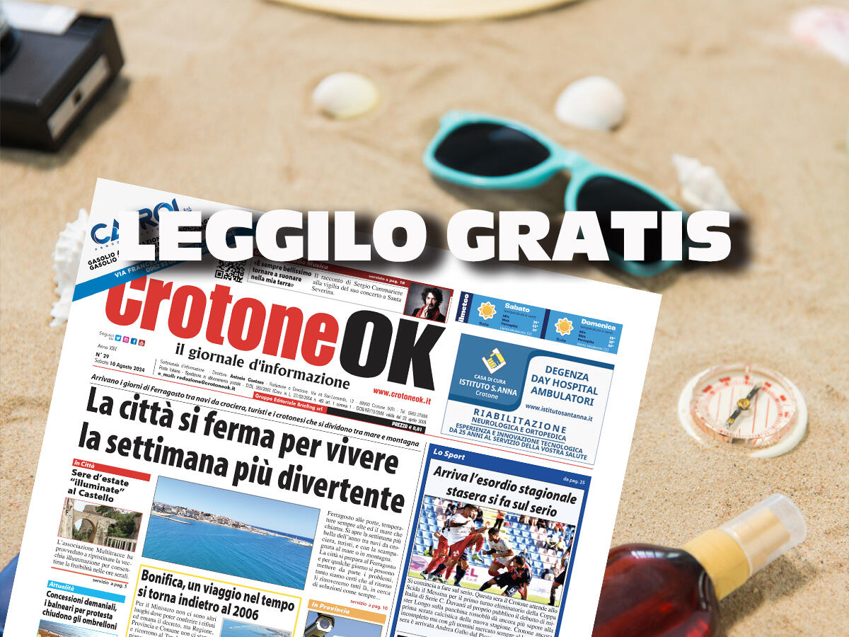 CLICCA QUI E LEGGI SUBITO CROTONEOK - 