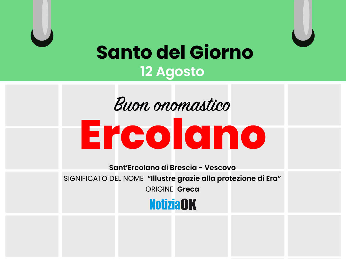 Oggi la Chiesa celebra la memoria di Sant'Ercolano -