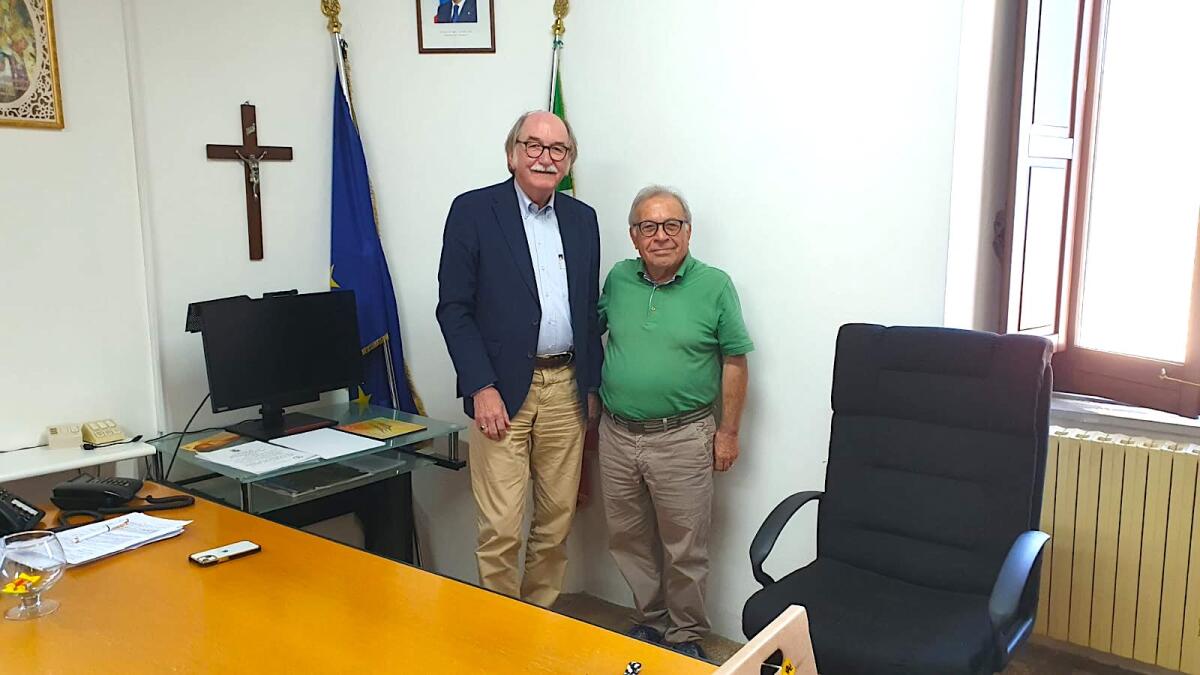 Mandatoriccio – Il sindaco Grispino accoglie Rainer-Hans Vollmöller, Primo Cittadino di Lauterbach - 