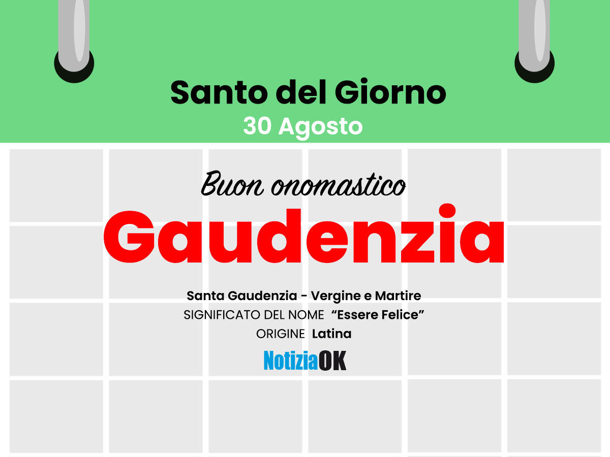 Oggi la Chiesa celebra la memoria di Santa Gaudenzia -