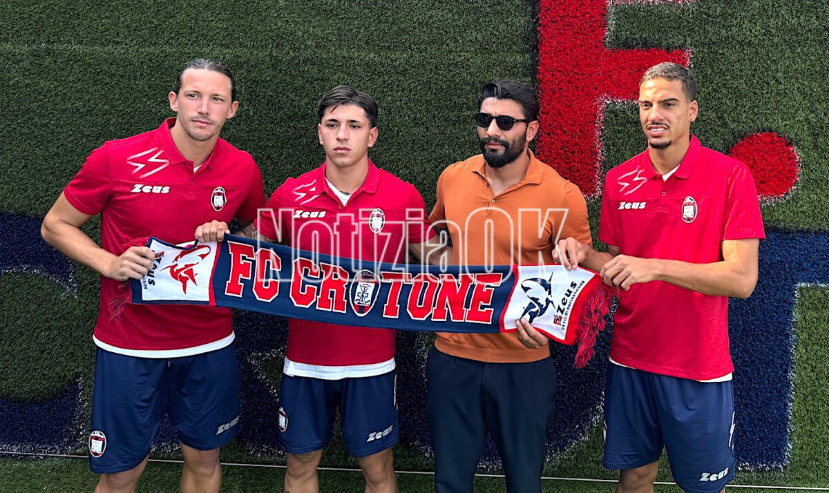 Calciomercato - Crotone | Sala, Silva e Groppelli si presentano al popolo rossoblù - 