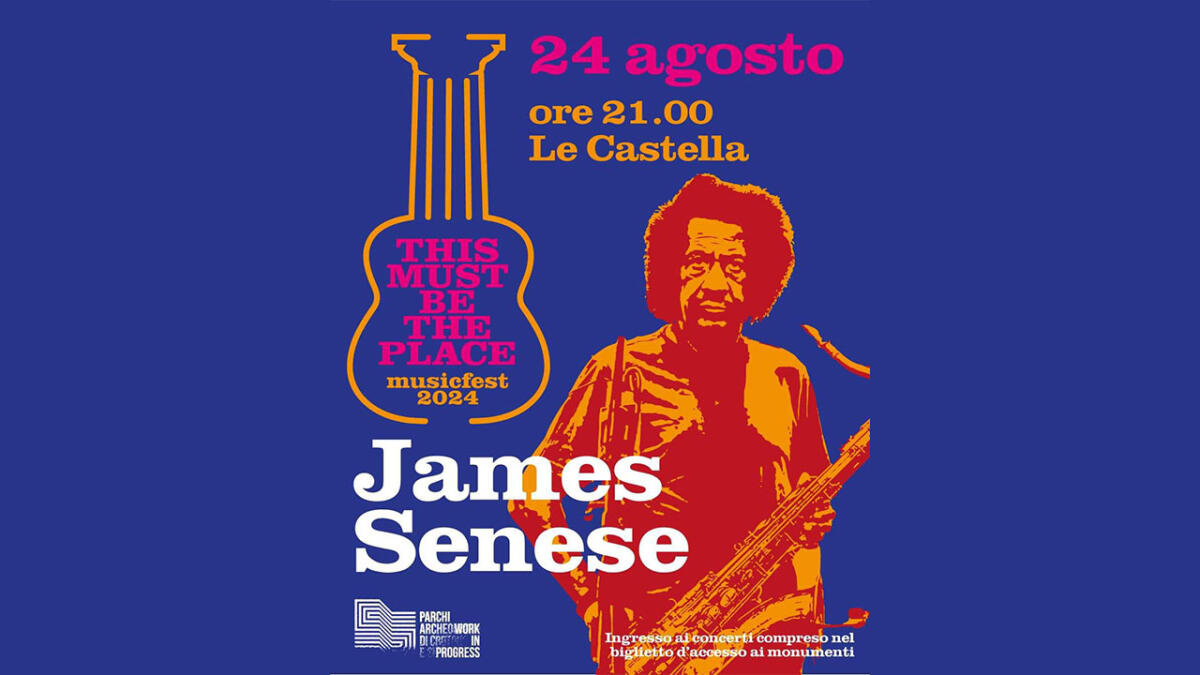 James Senese e il suo sax all'ombra del Castello Aragonese - 