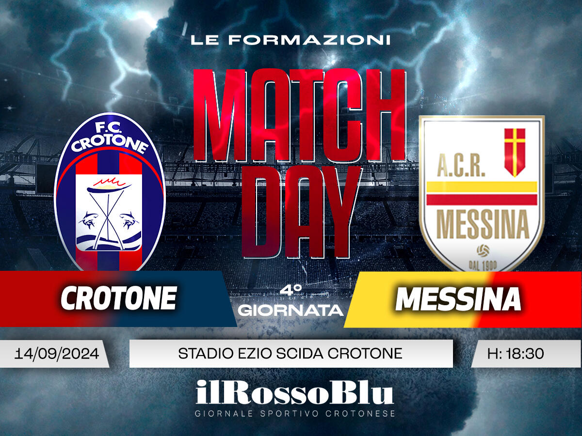 #CrotoneMessina | Le Formazioni - - 