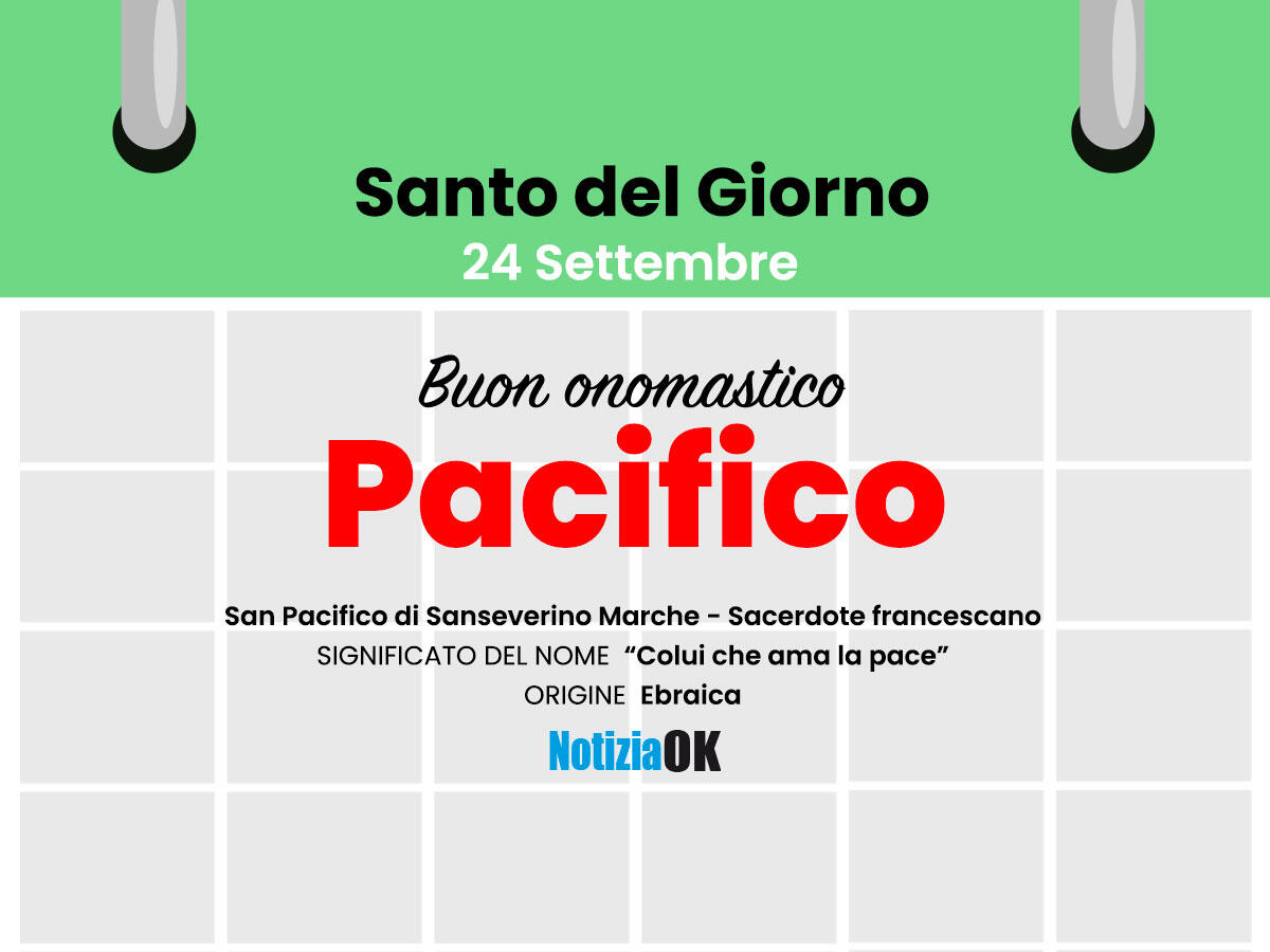 Oggi la Chiesa celebra la memoria di San Pacifico - 