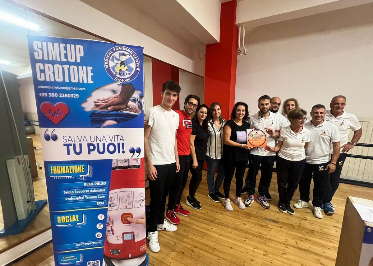 Simeup Crotone, anche il Centro Salus Perticone Cardioprotetto - 