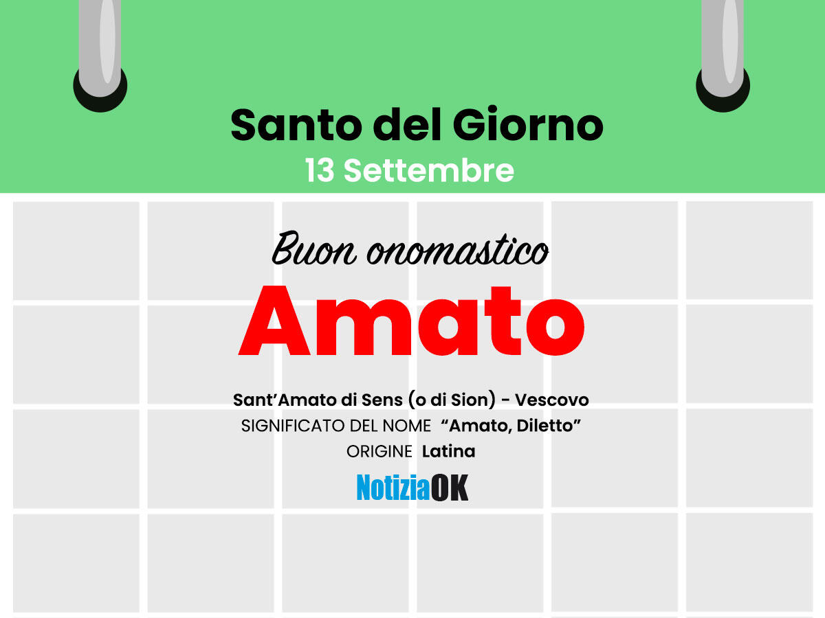 Oggi la Chiesa celebra la memoria di Sant'Amato -