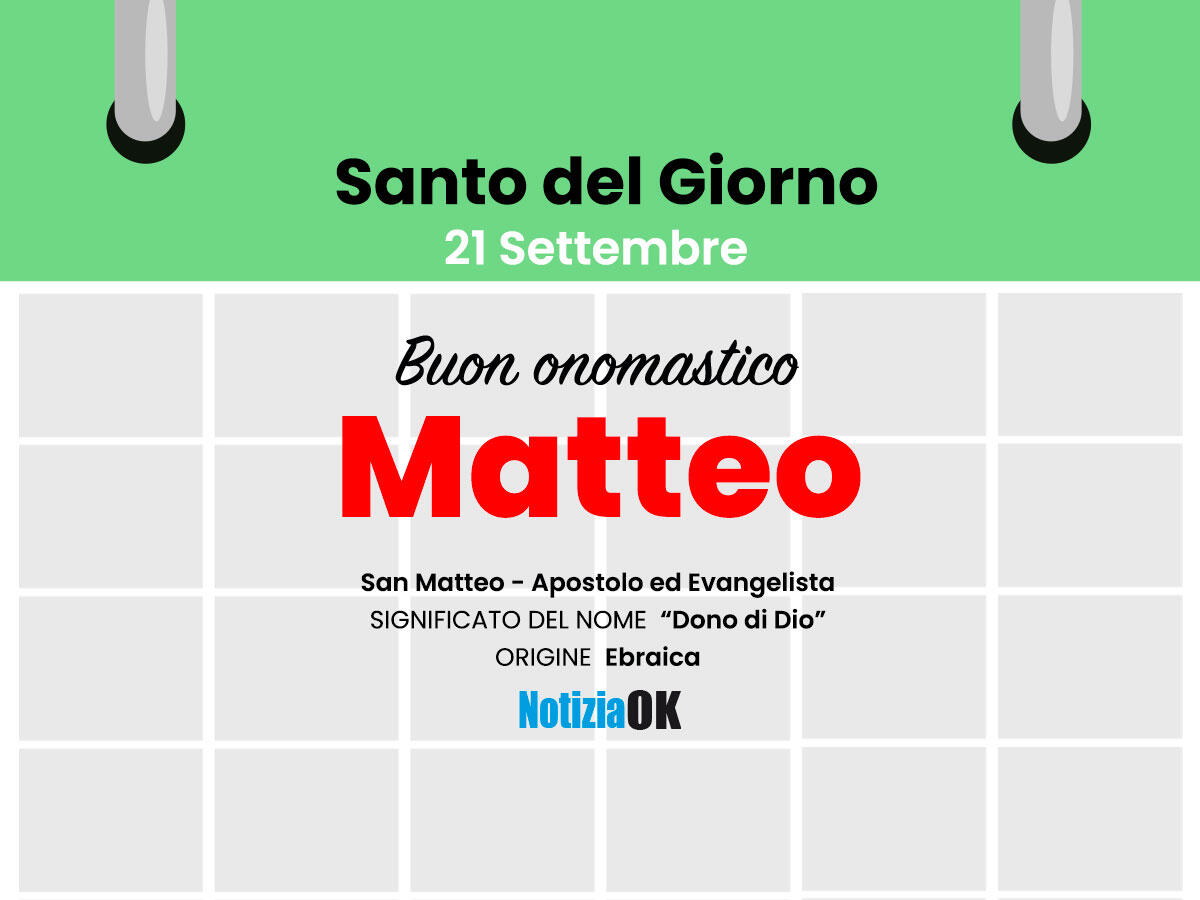 Oggi la Chiesa celebra la memoria di San Matteo - 