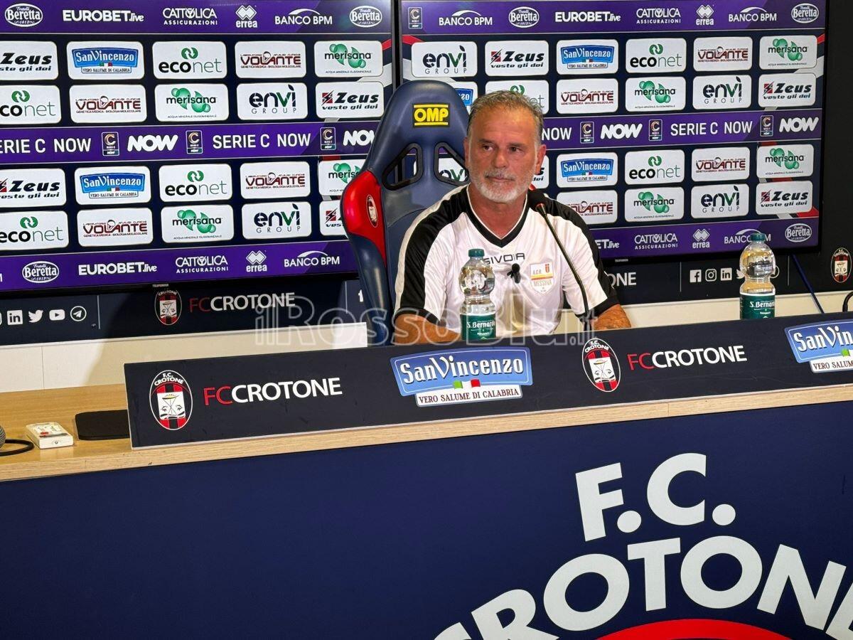 #CrotoneMessina | Mister Modica: «Sappiamo di affrontare un grande avversario» - 