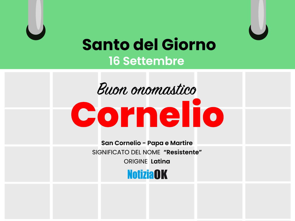 Oggi la Chiesa celebra la memoria di San Cornelio - 