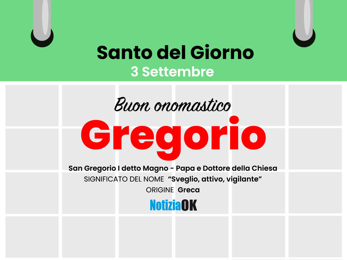 Oggi la Chiesa celebra la memoria di San Gregorio - 
