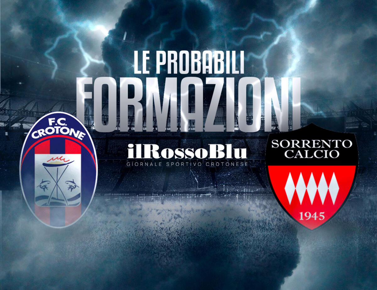 #CrotoneSorrento | Le probabili Formazioni - Novità in difesa e a centrocampo per mister Longo - 