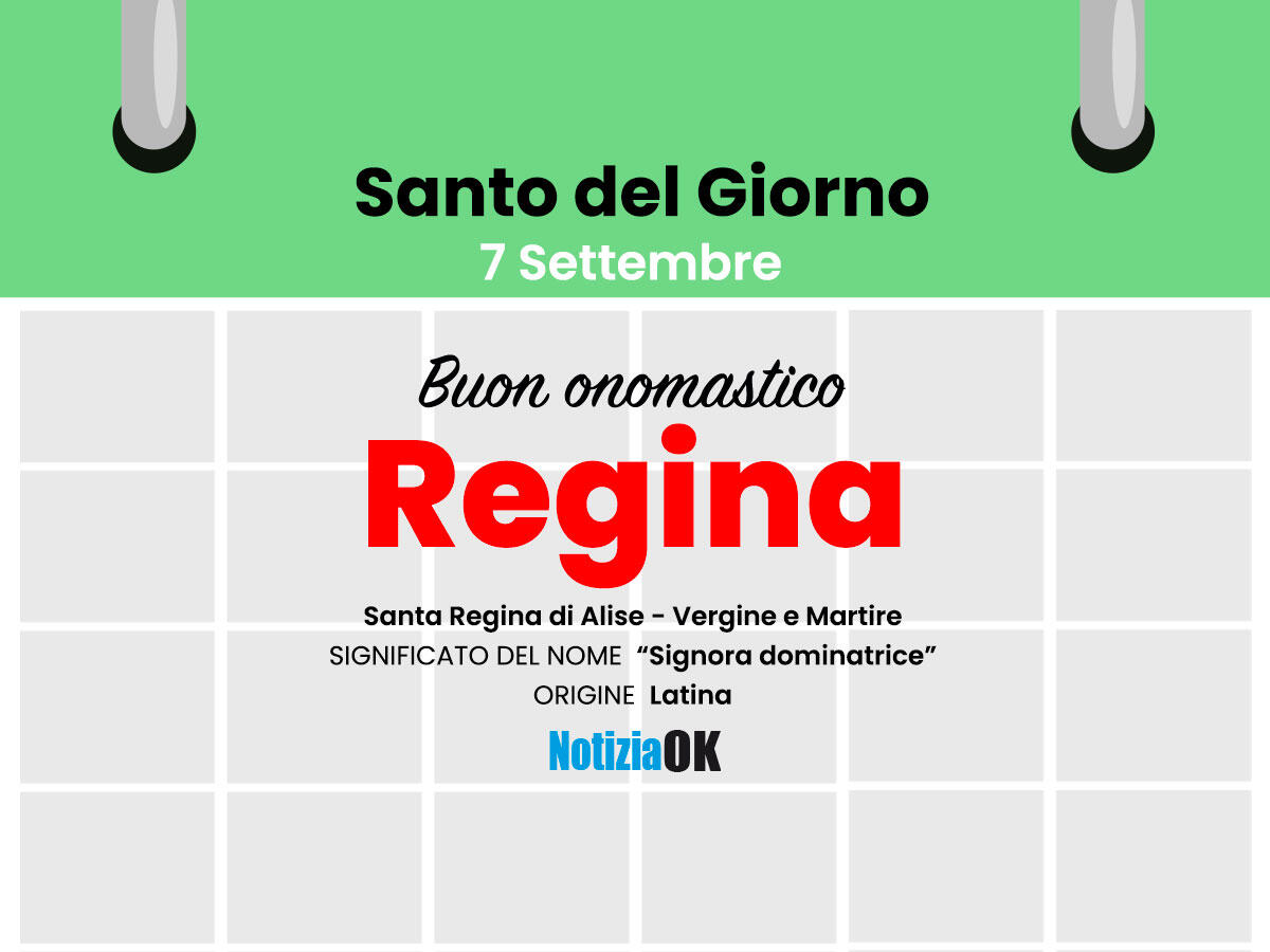 Oggi la Chiesa celebra la memoria di Santa Regina -