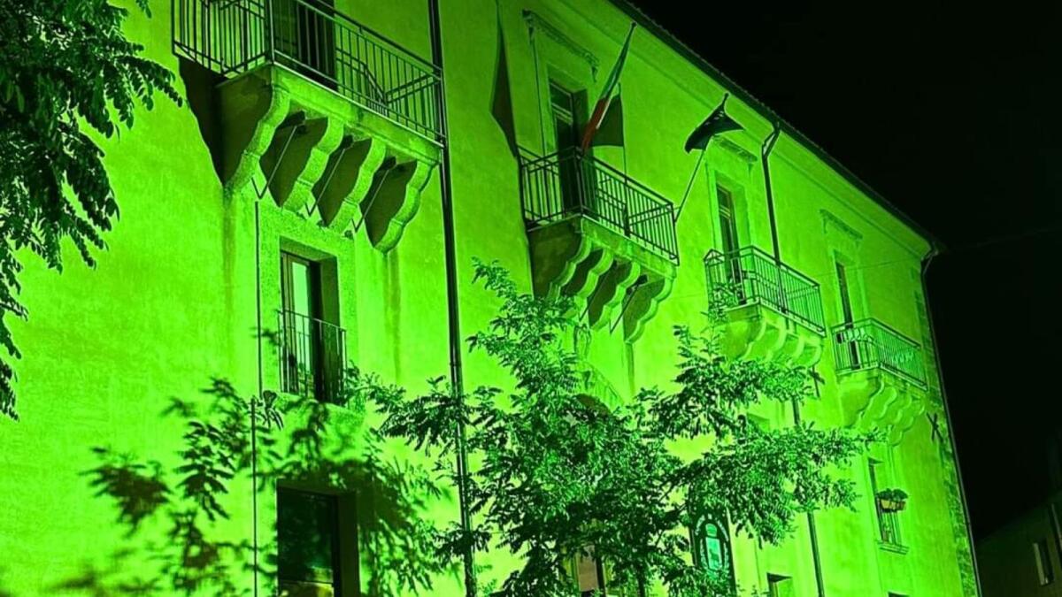 Verzino - Palazzo Ducale si colora di verde per la fibrosi cistica - 