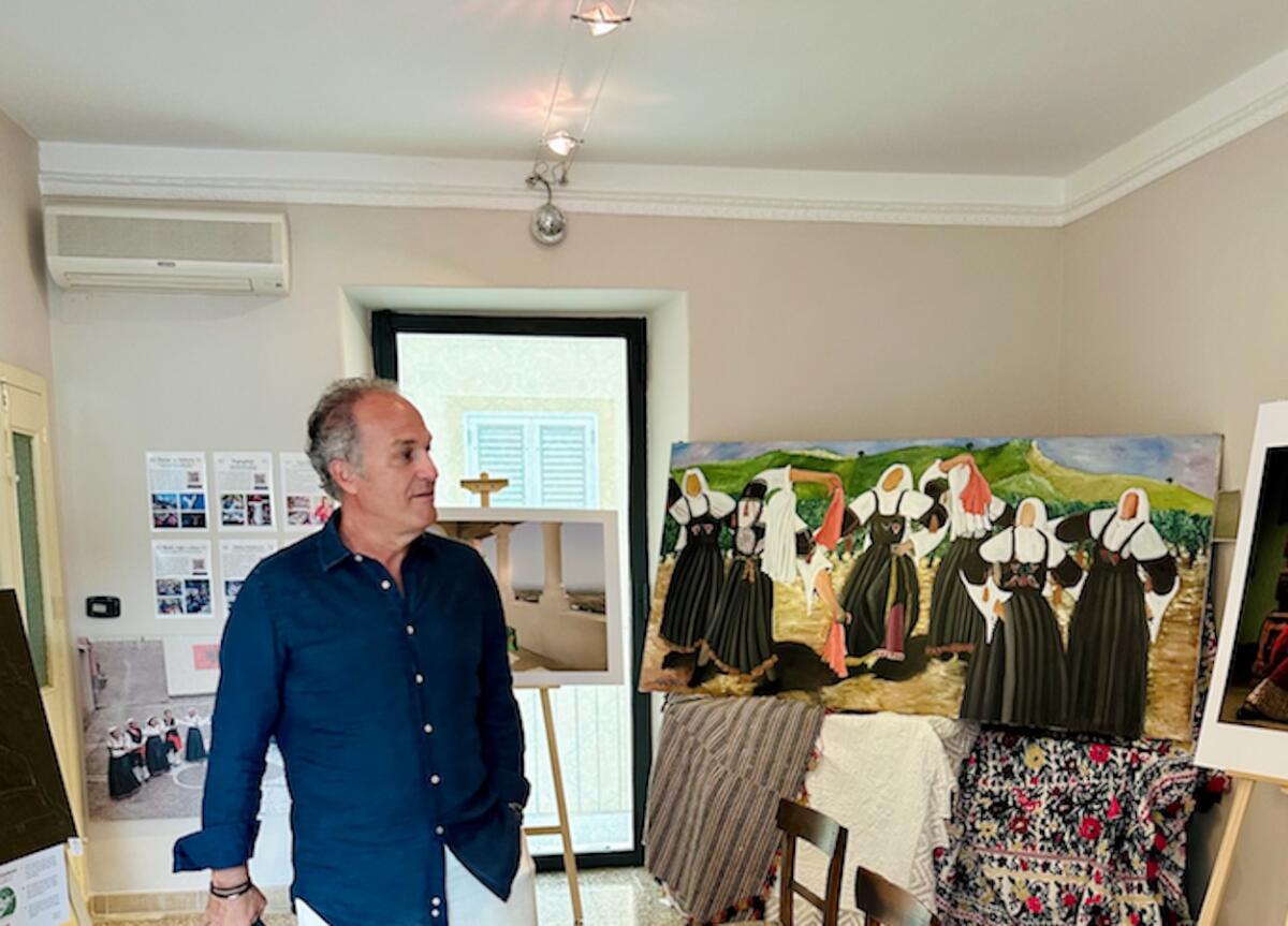 Il famoso tenore albanese Kastriot Tusha in visita a Pallagorio - 