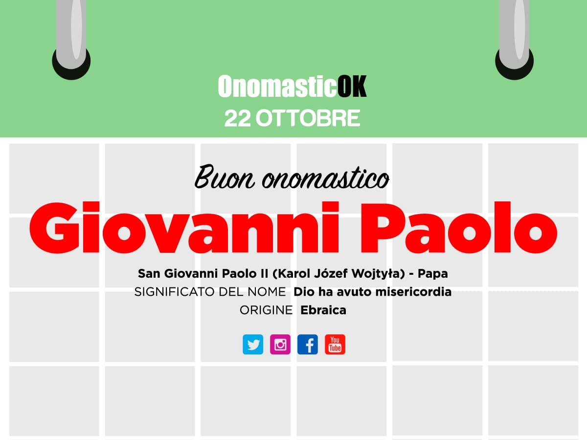 Onomastico: il Santo del giorno è San Giovanni Paolo II - 