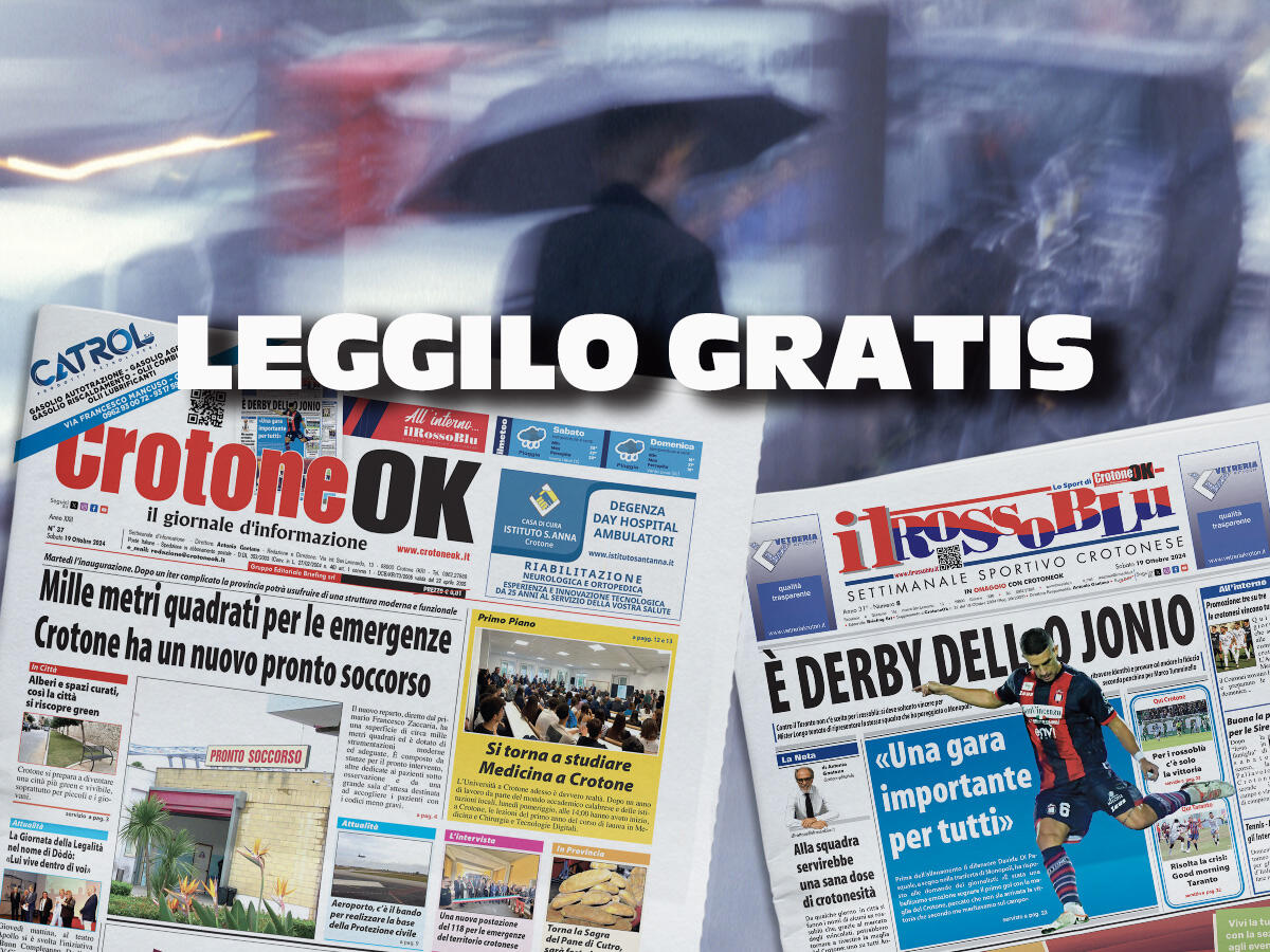 CLICCA QUI E LEGGI SUBITO CROTONEOK - 